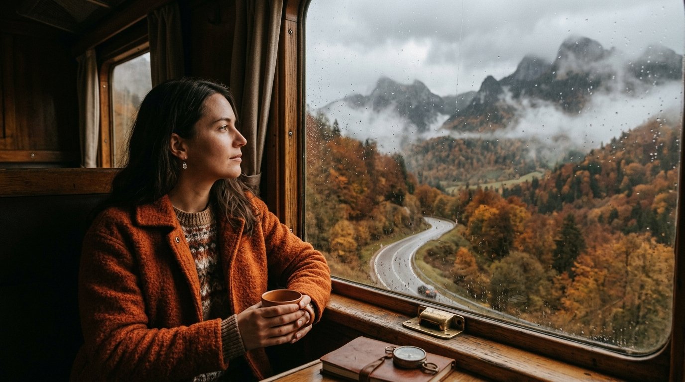 Scenic quiet shoulder season travel